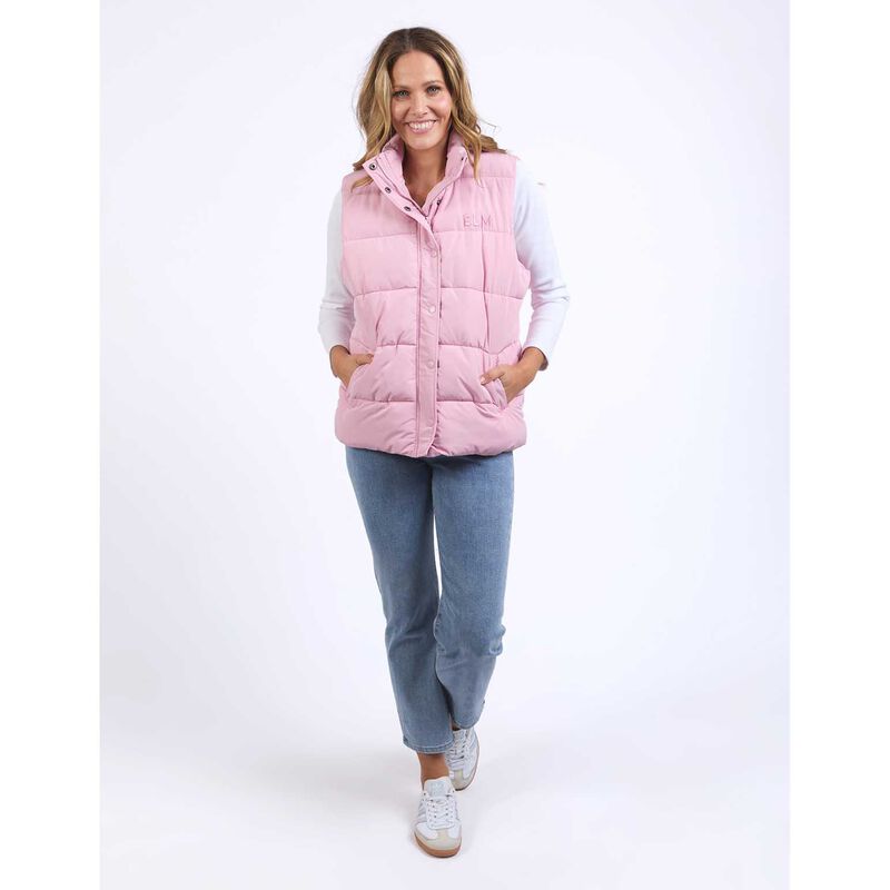 ELM Core Puffer Vest Soft Pink image number 3